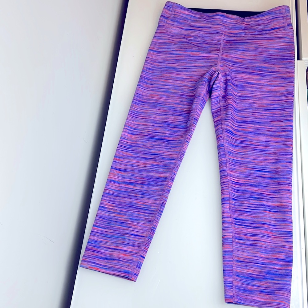 Athleta Girl Spacedye Crop Leggings size Large/12